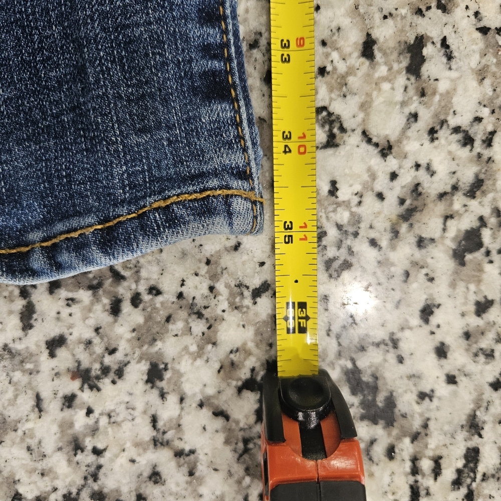 Lucky 410 Athletic Slim Blue Jeans with Classic Fading - Picture 10 of 11